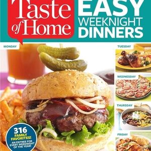✨Taste of Home Easy Weeknight Dinners | Hardcover | 316 Family Favorites ✨